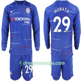 Chelsea Dres Alvaro Morata 29 Dječji Domaći 2018/19 Dugim Rukavima